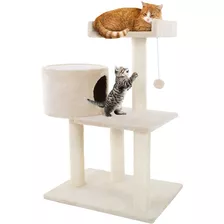 Arbol Para Gatos De 3 Niveles: Postes Rascadores