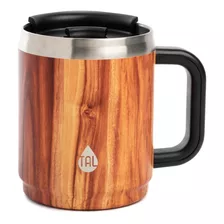 Taza Nueva Térmica Para Café Frio/caliente Tipo Madera 14onz