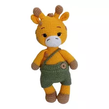 Muñeco De Apego Jirafa Amigurumi A Crochet Para Bebés 