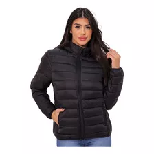 Jaqueta Puffer Feminina Bobojaco Impermeável Casaco Nylon