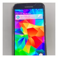 Samsung Galaxy S5 16 Gb Preto-carvão 2 Gb Ram Sm-g900i