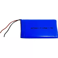 Bateria Recarregável 3.7v 2100ma 2.1a 7x3,8x0,8cm | Kit 2 Pç