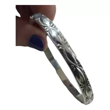 Bella Pulsera De Plata 900 Gruesa 23.5gr 7 Cm Diámetro