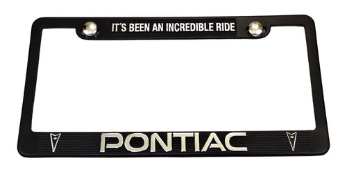 Porta Placas Camioneta Auto Pontiac Marcos Cubre Pijas Kit  Foto 4