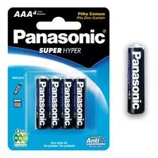 Pila Aaa Panasonic Ultra Hyper Um-4uhs/40cr Cilíndrica - Pack De 4 Unidades