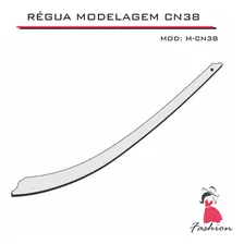 Régua Modelagem Corte Costura Quadril Acrílico Cn38 Fenix