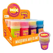 Slime Colorida Mix Foam Gelelé Com Bolinhas De Isopor 153g