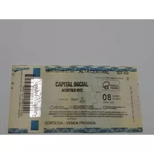 Capital Inicial-ingresso Antigo Show Porto Alegre 08/07/2016