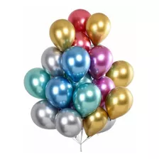 Balão Bexiga Metalizado Número 5 - 1 Pacote - 25 Unidades