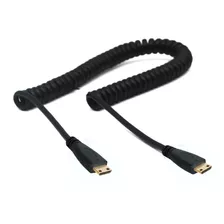 Cabo Espiral Mini-hdmi X Mini-hdmi 2.0 4k Hd De 40cm