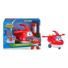 Brinquedo Super Wings Jett Explosao De Bolhas Fun 84350