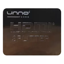 Unno - Splitter Hdmi 2 Puertos Hb1204bk - 1 Entrada / 2 Sali