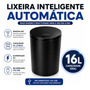 Lixeira Inteligente Automática Com Sensor Para Cozinha E Banheiro, 16 Litros Preto Preto-a1