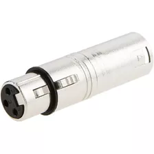 Adaptador Xlr De 3 Pines Hembra A Xlr Macho De 3 Pines