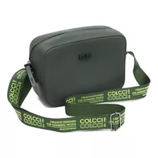 Bolsa Colcci Xangai Letter Logomania Verde Dom