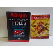 Livros Mini Dicionário Escolar Espanhol E Um Escolar Inglês 