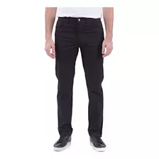 Pantalón Hombre Bravo Jeans De Gabardina Negro T. 40 Al 54