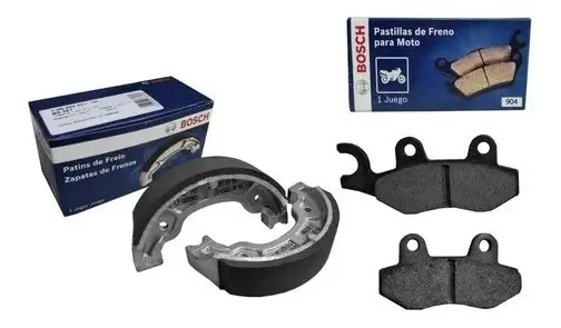 Kit Zapata + Pastilla De Freno Yamaha Xtz 125 Bosch 