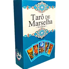 Tarô Marselha 78 Cartas Baralho Deck Ilustração Especial Nf