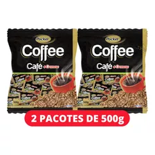 Kit 2 Balas De Café Pocket Cremosa Coffee 500g Riclan