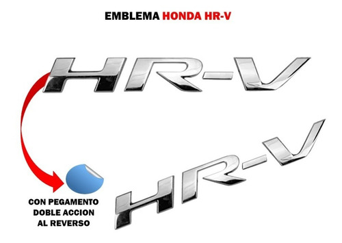 Emblema Cajuela Honda Hr-v 2019-2021 Foto 2