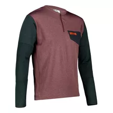 Polera Jersey Mtb Trail 4.0 #m Malbec Leatt