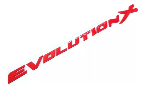 Emblema Evolution X Mitsubishi Foto 3