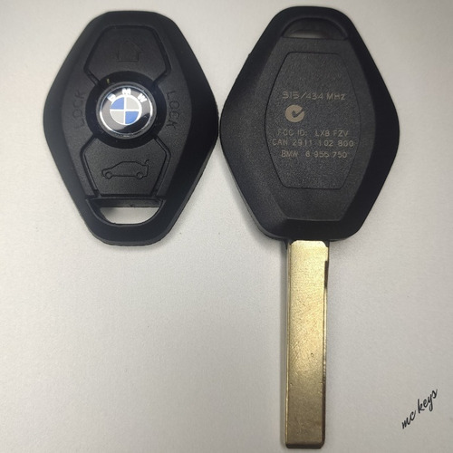 Carcasa Llave Bmw Serie 1 3 5 6 X3 X5 Z4 Z8 Con Logo Foto 6