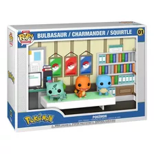 Funko Pop Pokemon Moment Deluxe Bulbasaur Charmander Squirtl