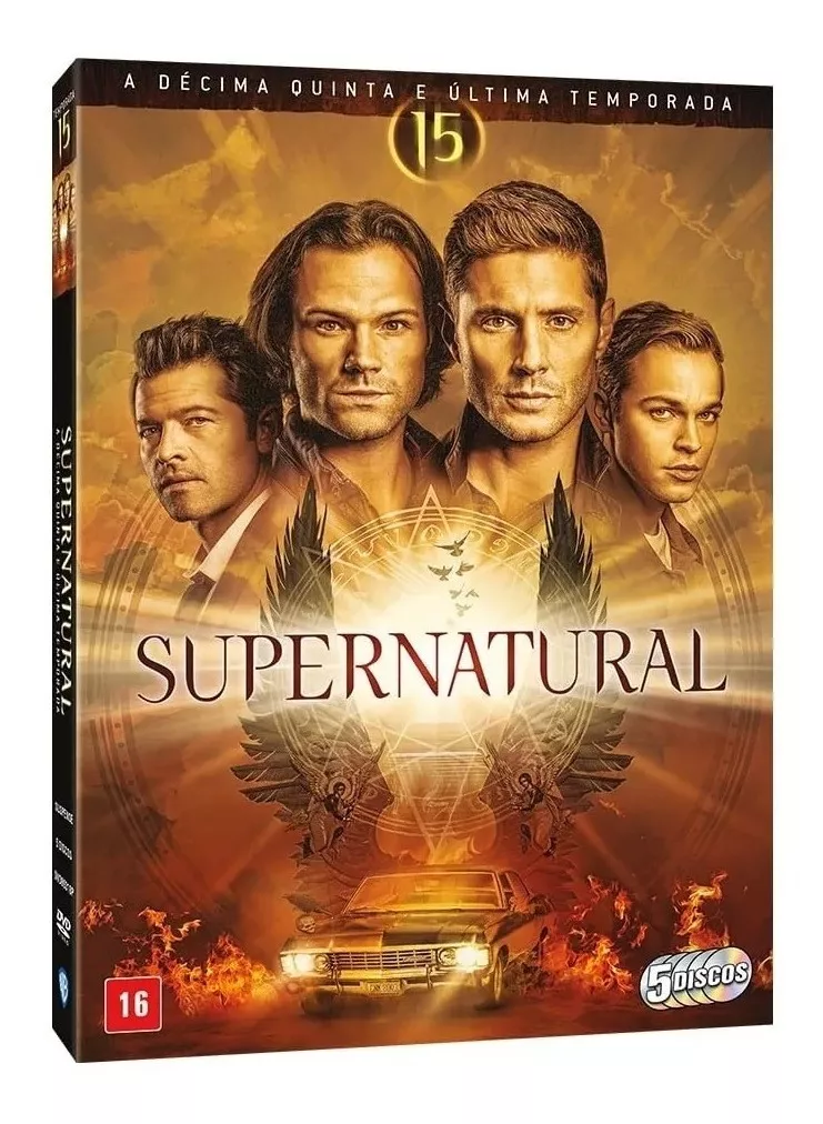 Box: Supernatural - 15ª Temporada Completa Original - 5 Dvds