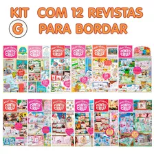 Revista Marileny Ponto Cruz Kit G Com 12 Capas Diferentes