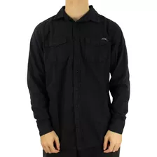 Camisa De Algodão Rip Curl Plain Original - Preto