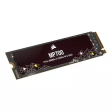 Ssd Corsair Mp700 M.2 Nvme De 2tb Pcie Gen 5.0 X4 3d Tlc Nand