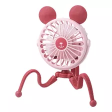 Mini Ventilador Portátil Polvo Carrinho Berço Bebê Usb 