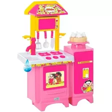 Cozinha Turma Da Mônica Completa Rosa Magic Toys - 8076