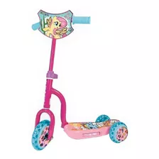 Monopatín De Pie Unibike Scooter 3 Ruedas My Little Pony Rosa Y Celeste