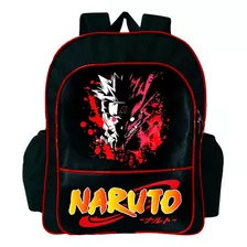 Mochila Escolar G Naruto Kurama Preto