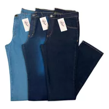 Kit 3 Calça Jeans Masculina Tradicional Original