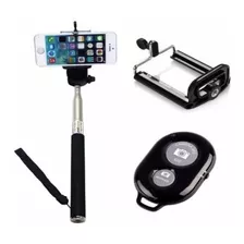 Kit Pau De Selfie Com Controle Bluetooth