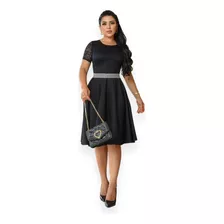 Vestido Midi Feminino Evangélico Soltinho