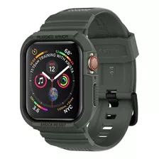 Case Spigen Apple Watch S4 E S5 44mm Rugged Armor Pro Green