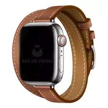 Pulseira Double Tour Slim Para Apple Watch 40mm 41mm 44 45mm