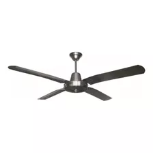 Ventilador De Techo Plateado Con Palas Metálicas - Sese