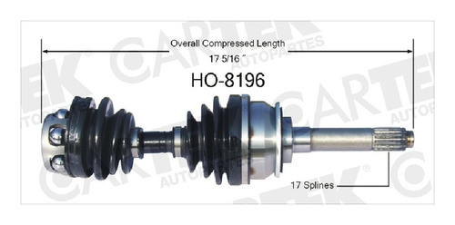 Flecha Delantero Lh=rh Isuzu Rodeo V6 4wd 1993-1995 Ctk Foto 2