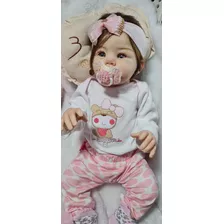 Bebê Reborn 50 Cm Corpo De Silicone 