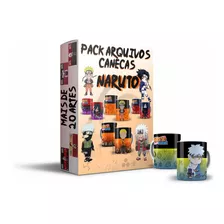 Arquivo P/ Sublimação Em Canecas Naruto Psd