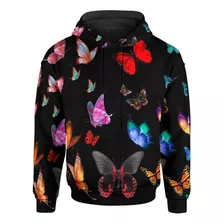 Sudadera Sublimada Deportiva Mariposas Colores Full Print 