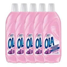 Kit Com 5 Lava Roupas Ola Original 1l Cada