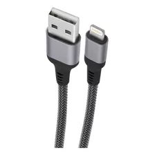 Cabo iPhone 2 Metros Carregador Lightning Usb 2m Mfi Geonav