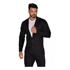 Blazer Masculino Slim Com Elastano 12x S/ Juros Frete Grátis